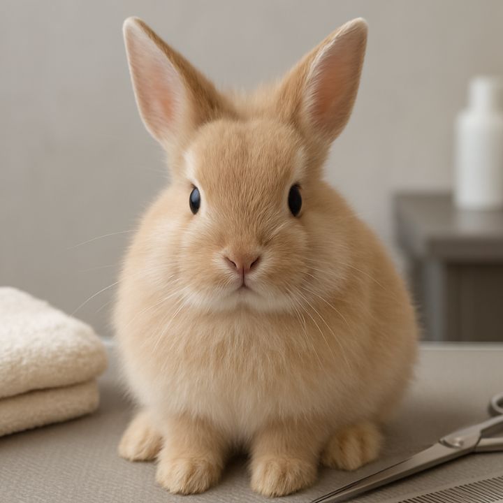 Rabbit grooming